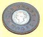 1898 VICTORIA ONE PENNY BRITTISH COIN  