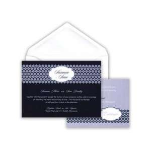   and Wisteria Geometric Wedding Invitation