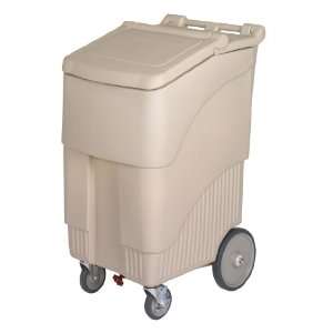 Continental 9725BE Beige 125 lbs. Capacity ConServ Mobile Ice Bin 