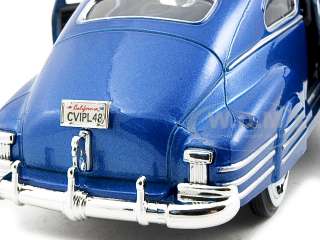 1948 CHEVROLET FLEETLINE AEROSEDAN BLUE 124 DIECAST MODEL CAR BY 