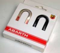 PAIR OF FIAT 500 ABARTH RACE KEY COVERS NEW & GENUINE  