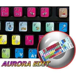  AURORA EDIT KEYBOARD STICKERS