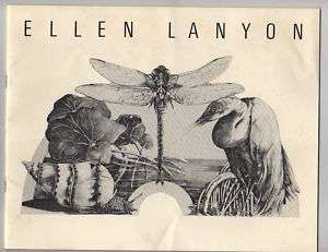 1983 ELLEN LANYON Artist Exhibit Catalog ART HISTORY  