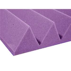  3 x 24 x 48 Purple Acoustic Studio Wedge Foam 6 Pack by 