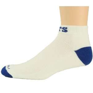  Reebok Indianapolis Colts White Royal Blue Low Cut Socks 
