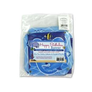  Bulk Pack of 80   Happy Birthday Dolphin Banner (Each) By 