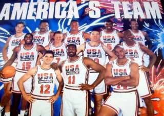 1992 USA OLYMPIC BASKETBALL TEAM *STARLINE* Poster  