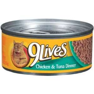 Chicken and Tuna Dinner Cat Food (24 Per Pack) [Set of 24 