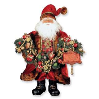 NEW Handcrafted Karen Didion 20 Joy Santa Figurine  