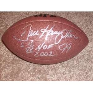  Dan Hampton Autographed NFL Replica Football (Chicago 