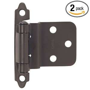 Hardware House 48 9047 3/8 Inch Inset Mount Cabinet Hinge, 2 Pack, Oil 