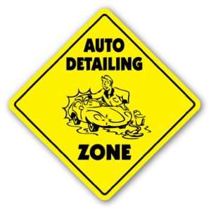  AUTO DETAILING ZONE Sign xing gift novelty car cleaner 