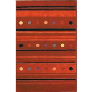  Phases Design Rug 8x106 Red