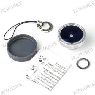 185° Detachable Fish Eye Camera Lens for iPhone 4 4S 4G itouch HTC 
