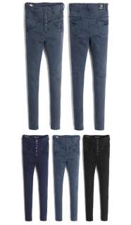 vintage HIGH WAIST skinny jeans BLUE 25 26 27 28 29  