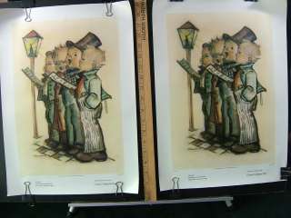 Six GOEBEL Collectors Club Prints (Ready to Frame)  