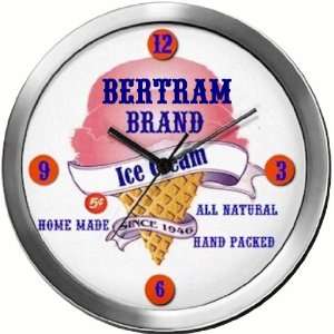  BERTRAM 14 Inch Ice Cream Metal Clock Quartz Movement 