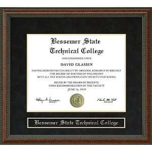  Bessemer State Technical College Diploma Frame Sports 