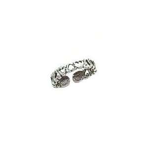  Toe Ring Heart   Sterling Silver (also item 9504) Jewelry
