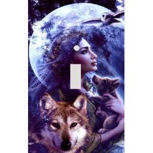 Wolf Mother Decorative Switchplate Cover