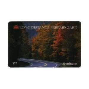  Collectible Phone Card $25. (50m) Road Curving Through 