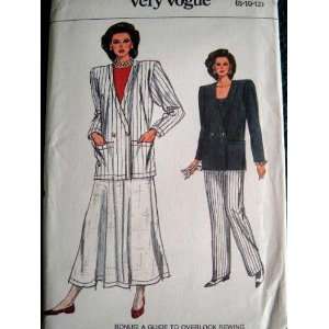   SIZE 8 10 12 VERY EASY VERY VOGUE SEWING PATTERN 9791 