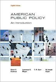 American Public Policy An Introduction, (0534601634), Clarke E 