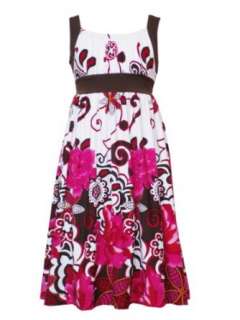   BORDER PRINT Special Occasion Spring Summer Party Dress Clothing