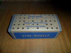 2011 Sealed Box 50 Rolls $100.00 Nickels  