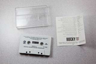 Rocky IV 4 OST Motion Picture Soundtrack Cassette Tape 614223201443 