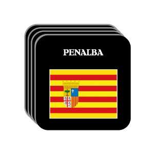  Aragon   PENALBA Set of 4 Mini Mousepad Coasters 