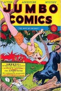 Jumbo Comics 129 issues Golden Age Comic Books on DVD Sheena WWII 