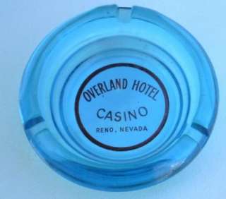 Vintage Ashtray Overland Hotel Casino Reno Nevada  