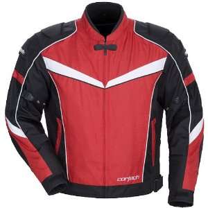   Mens Textile Sports Bike Racing Motorcycle Jacket   Red / Medium