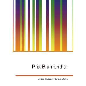  Prix Blumenthal Ronald Cohn Jesse Russell Books