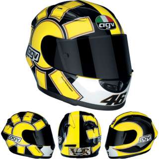 AGV XR 2 XR2 Rossi Gothic Yellow Black Helmet Medium MD  
