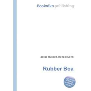  Rubber Boa Ronald Cohn Jesse Russell Books