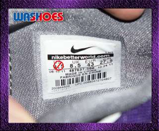 2012 Nike Zoom Hyperdunk 2011 Low PE Clup Purple Matallic Silber Grey 