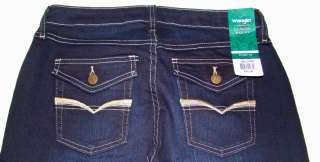 Womens Wrangler Classic Blues low rise stretch jeans size NWT 14avg 14 
