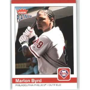 2004 Fleer Platinum #36 Marlon Byrd   Philadelphia Phillies (Baseball 