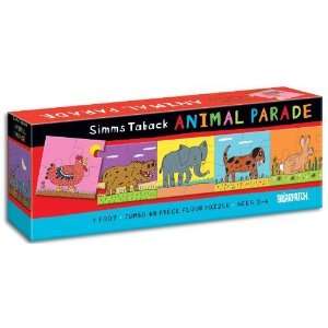  Simms Taback Animal Parade 7ft Floor Puzzle Toys & Games