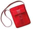 Microfiber Satchel Carrier Cherry with Organizer  Book and Bible 
