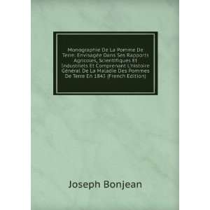   Des Pommes De Terre En 1845 (French Edition) Joseph Bonjean Books