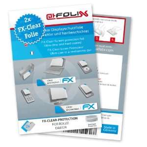  2 x atFoliX FX Clear Invisible screen protector for Rollei 