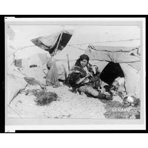    Refreshments,Eskimo Woman Breastfeeding baby,c1907