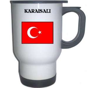  Turkey   KARAISALI White Stainless Steel Mug Everything 