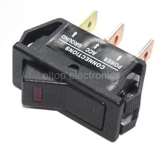 12V 20A ON OFF Car Rocker Switch with Red LED #SW40  