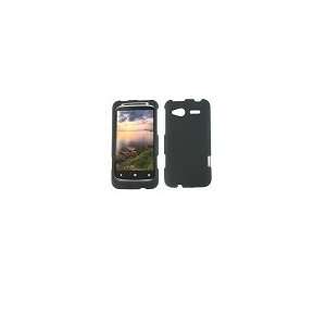 Htc Radar 4G Omega Rubberized Texture Black Snap on Cell Phone Cover 