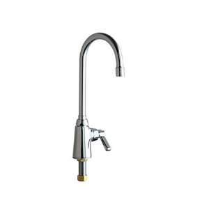  Chicago Faucets 350 ABCP Single Supply Laundry/Bar Sink 