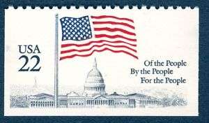 US 2116 MNH OG VF 22 Cent Flag Over Capitol Booklet  